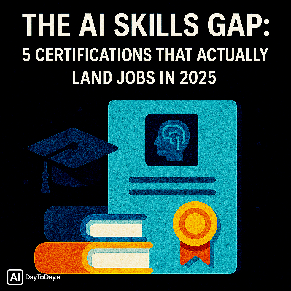 The AI Skills Gap: 5 Certifications That Actually Land Jobs in 2025 ...